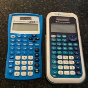 Calculators- Texas Instruments- TI-34 Multiview & TI-30X 2S. Great UC